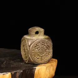 Antique Seal Five Sided Seal Desktop Ornaments Copper Animal Figurine Lucky Statue Feng Shui Decoration