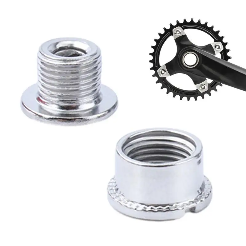 Crank Screws Bike Chainring Screws Crankset Bolts Steel Nut Bicycle Crank Fixing Bolt Lightweight Sturdy For Mountain Bikes