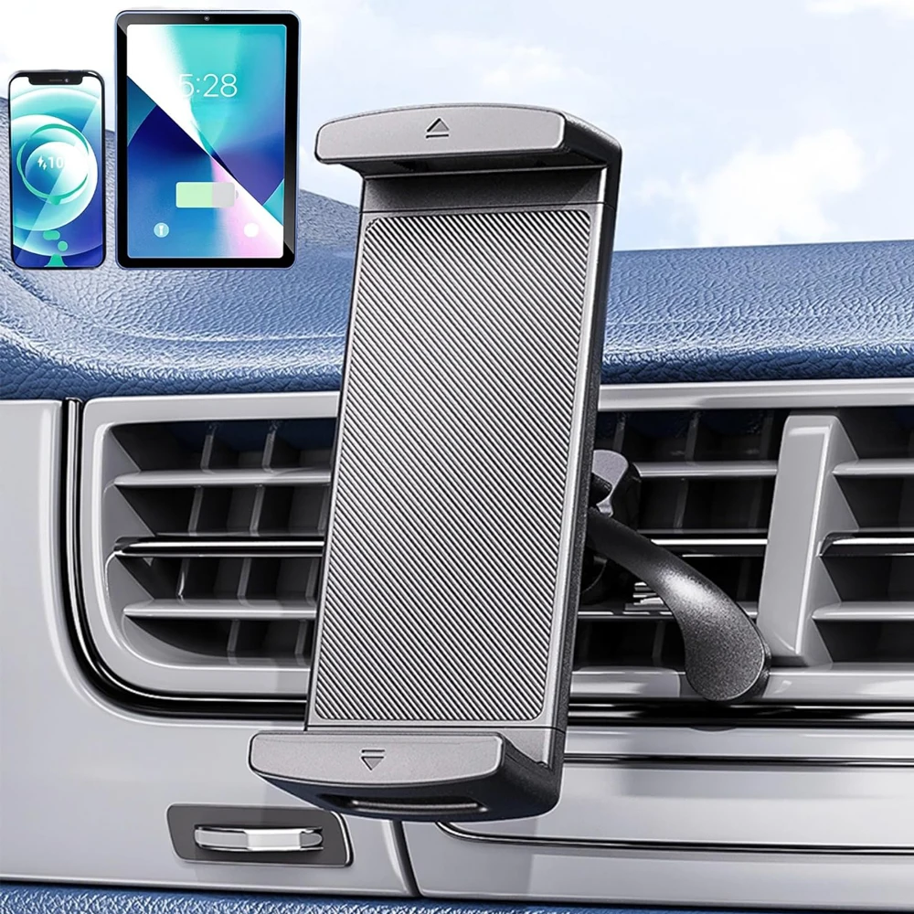 iBudim Car Air Vent Clips Tablet Stand Cell Phone Mount for iPad Air Pro Mini iPhone Samsung Car Tablet PC Bracket GPS Support