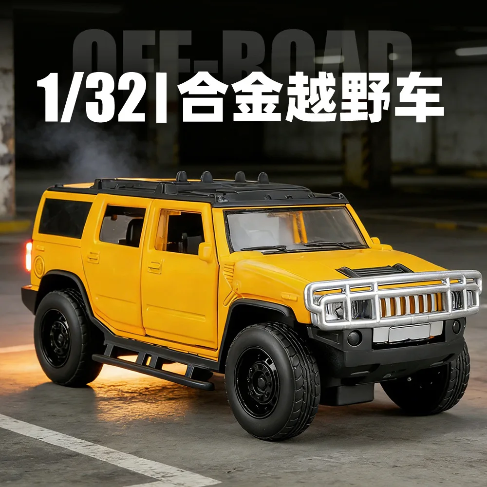 

Масштабная модель внедорожника Hummer H2 1:32 из литого сплава, коллекционная, сувенир, игрушка, подарок