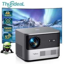 ThundeaL Full HD 1080P proyector TDA6W enfoque automático inteligente Android WIFI LCD LED Video cine en casa proyector portátil cine en casa