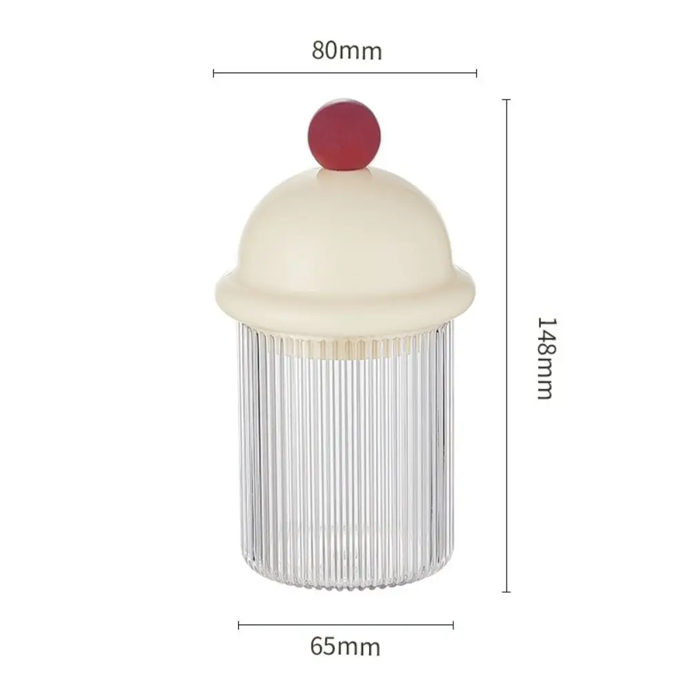 Dustproof Storage Case New Transparent Portable Cotton Swab Box with Lid Simple Cosmetic Box Restaurant