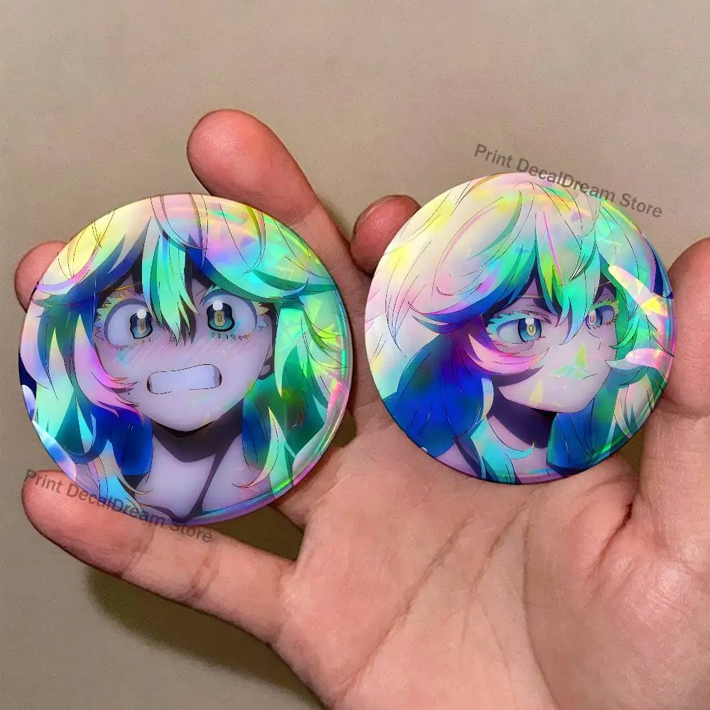 

H-Hagakure M-MHA Brooches for Backpack Accessories 25mm,32mm,48mm,58mm,75mm Round Enamel Pins Cartoon Badge