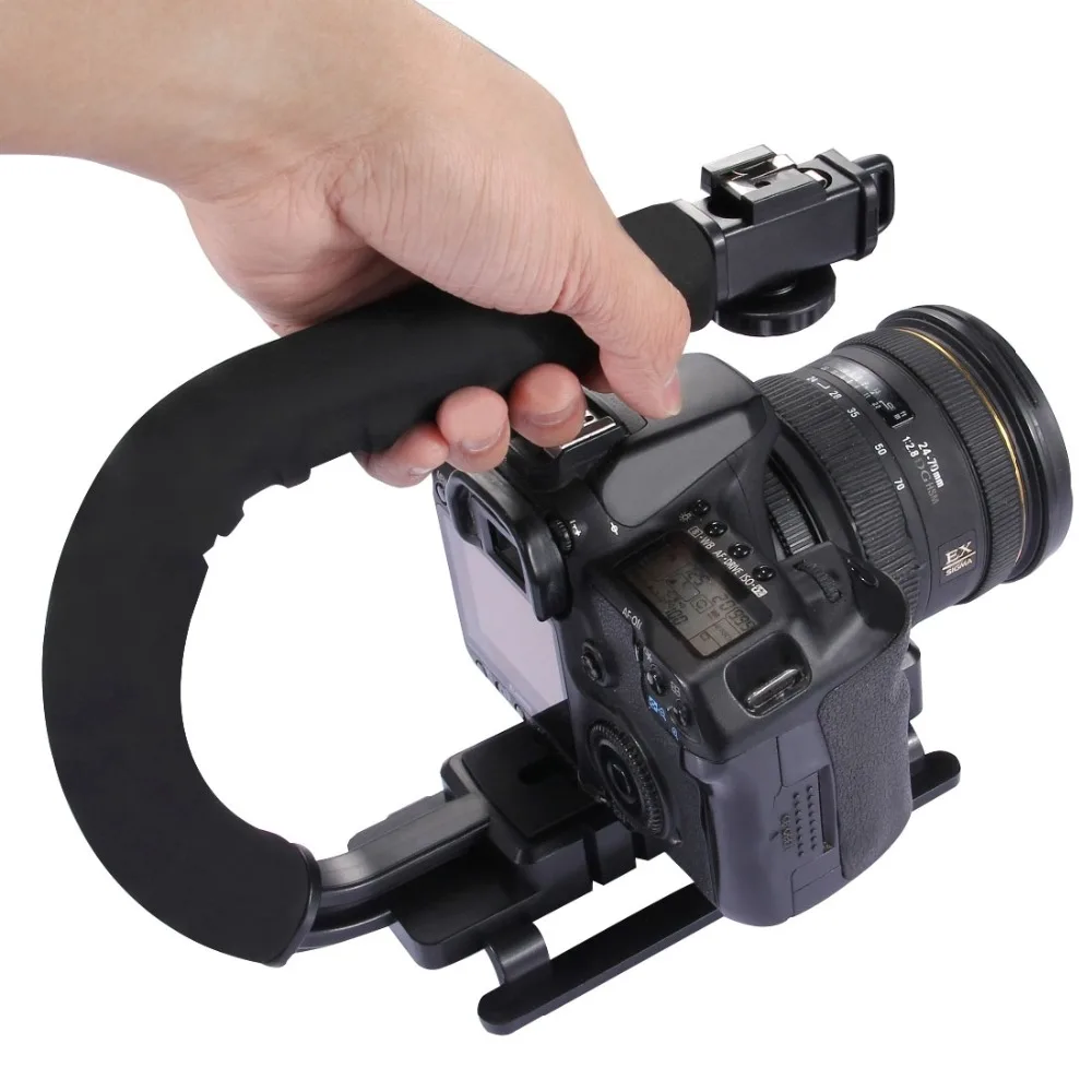 

U/C Shape Portable Single Handheld Bracket Stabilizer for Steadycam All SLR Cameras and Home DV Camera