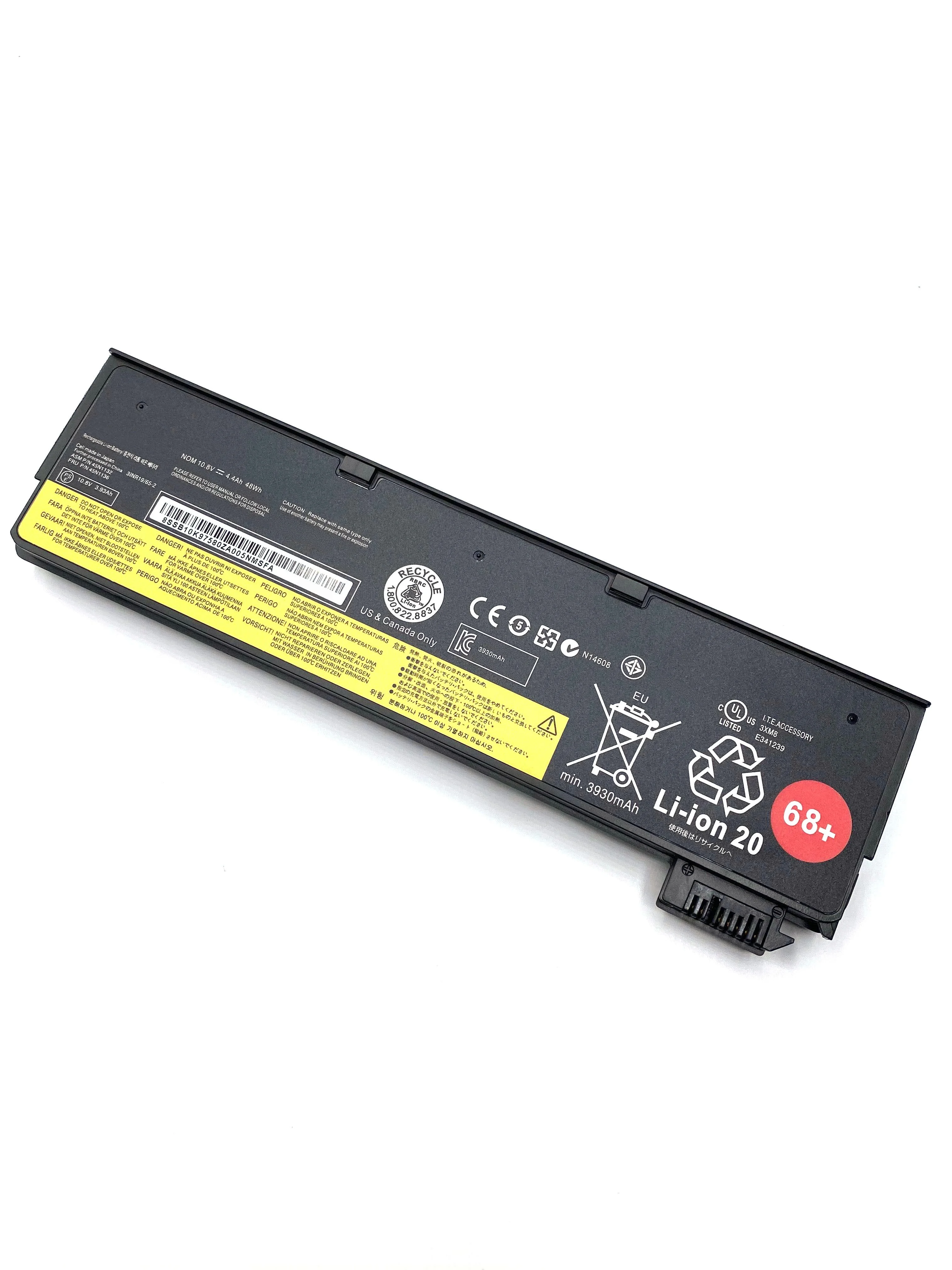 45N1126 45N1736 Laptop Battery For Lenovo ThinkPad X270 X260 X240 X240S X250 T450S T470P T440S L450 K20 K2450 W550S 45N1738 68+