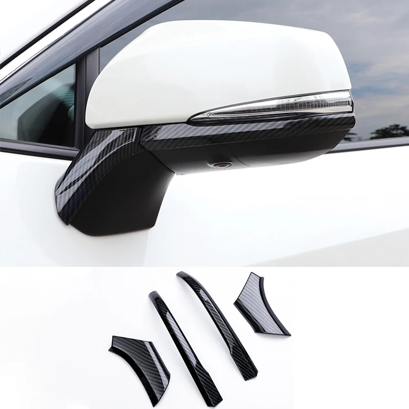 For Toyota RAV4 XA50 2019 2020 2021 2022 2023 2024 RAV 4 XA 50 Hybrid Car Rearview Mirror Side Molding Cover Trim Accessories