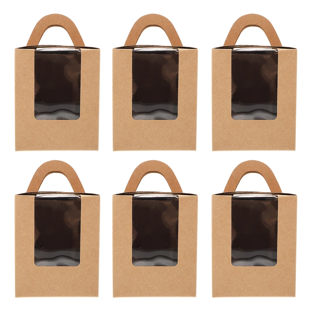 

Cake Dessert Packaging Boxes Paper Carrier Lightweight Strong Storage Muffin Box Suitable Wedding Birthday Party Christmas