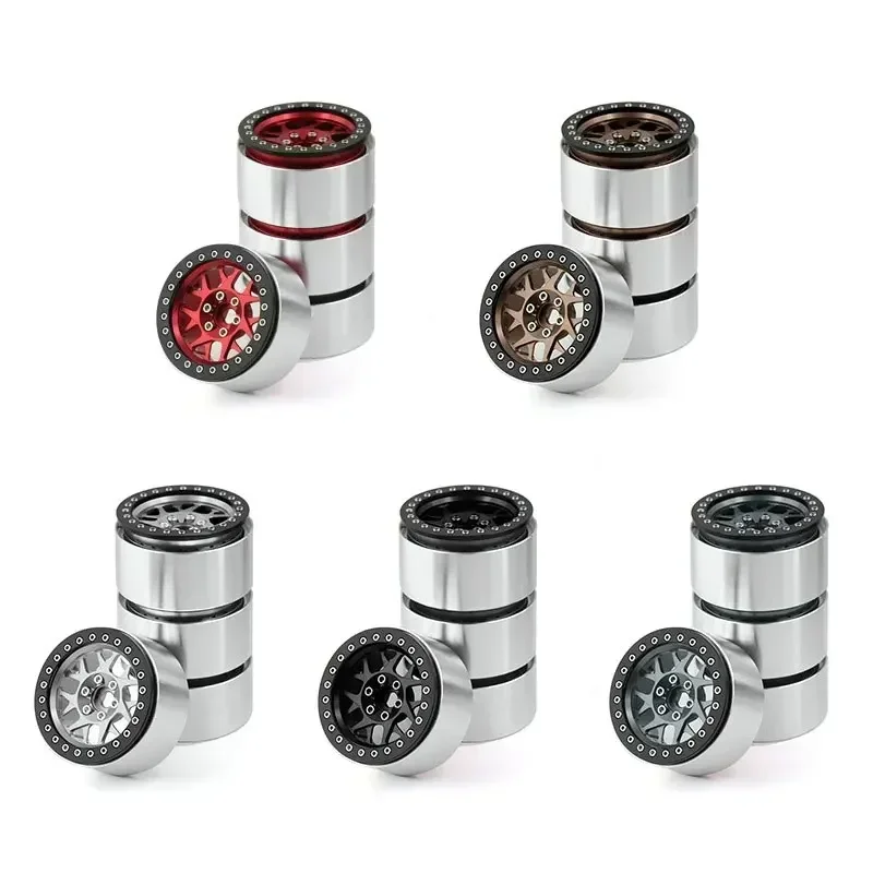

2.2 Metal Beadlock Wheel Rim Wheel Hub For 1/10 RC Crawler Car Axial SCX10 Wraith Capra RR10 RBX10 Trxs TRX4