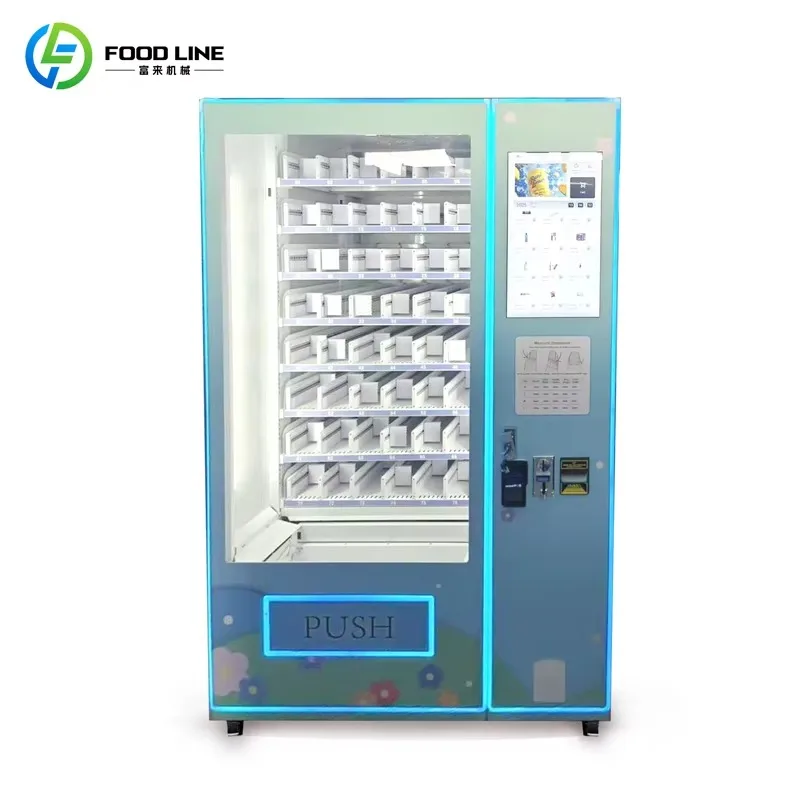 Digital Makeup Vending Machine with Multi-Product Slots, Smart Cosmetic Dispenser for Retail Stores, Supports Mobile Payment
