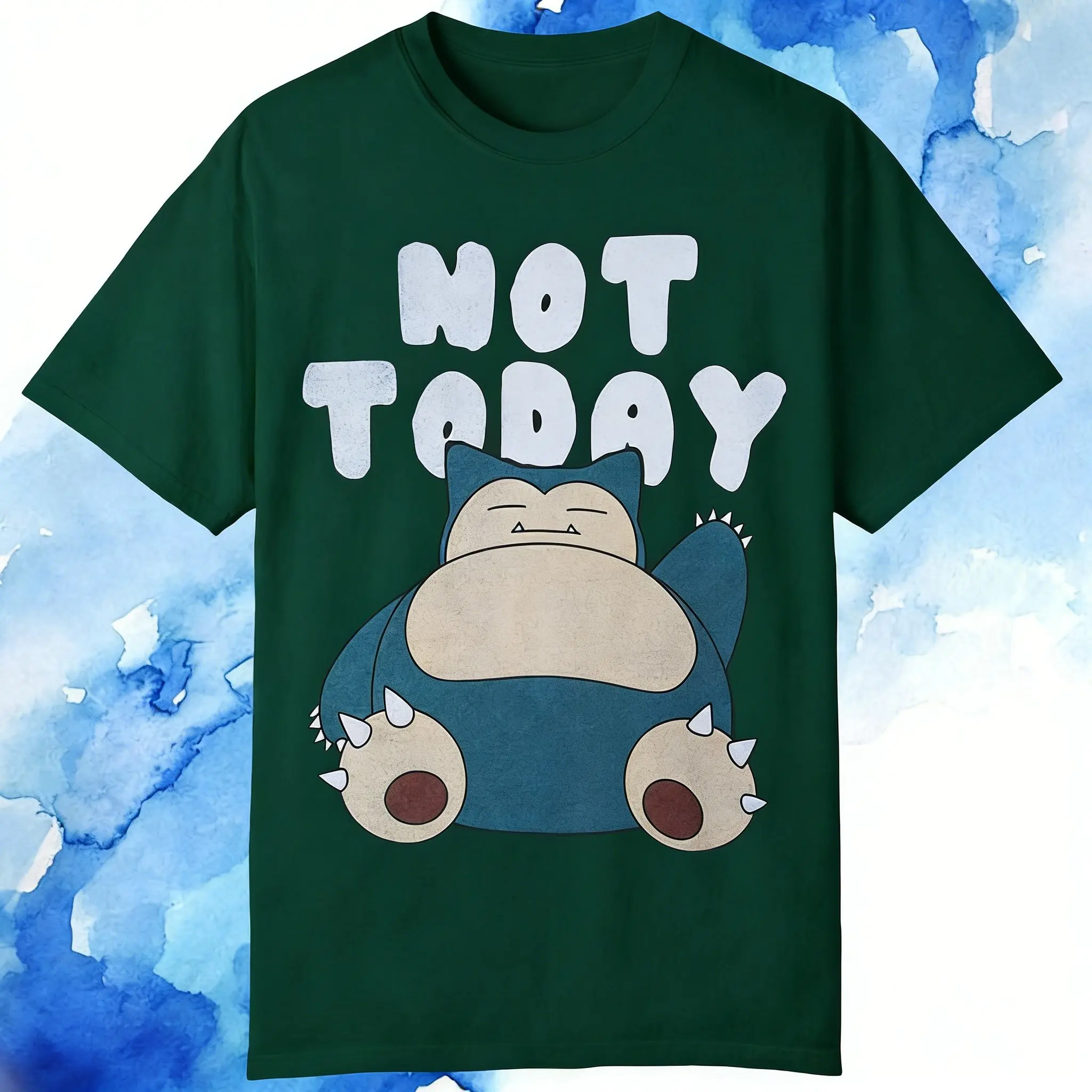 Pokemon Snorlax Anime T Shirt Man Women Cotton Short Sleeve Tee Streetwear Y2k Clothes Summer Fashion 2026 Oversized Casual Tops view 5