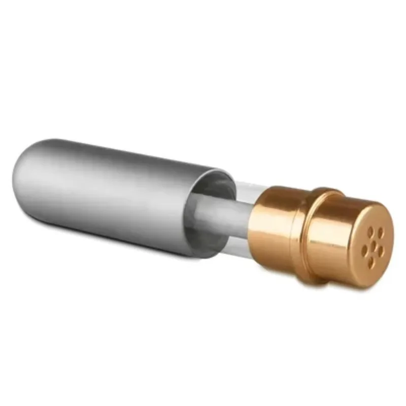 1 قطعة 5 مللي جهاز استنشاق الأنف من الألومنيوم الملون مع فتائل القطن الأبيض عالية الجودة جهاز استنشاق معدني للعلاج بالروائح للزيوت الأساسية #5