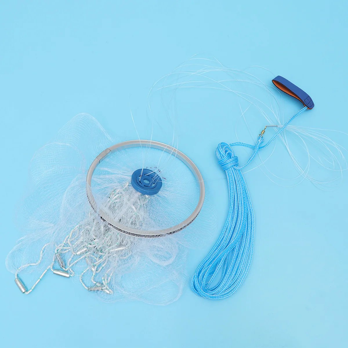 

3.6m Telescopic Shrimp Trap Foldable Fishing Mesh Net Portable Cage for Crab Lobster Prawn Minnow Crayfish Freshwater Saltwater