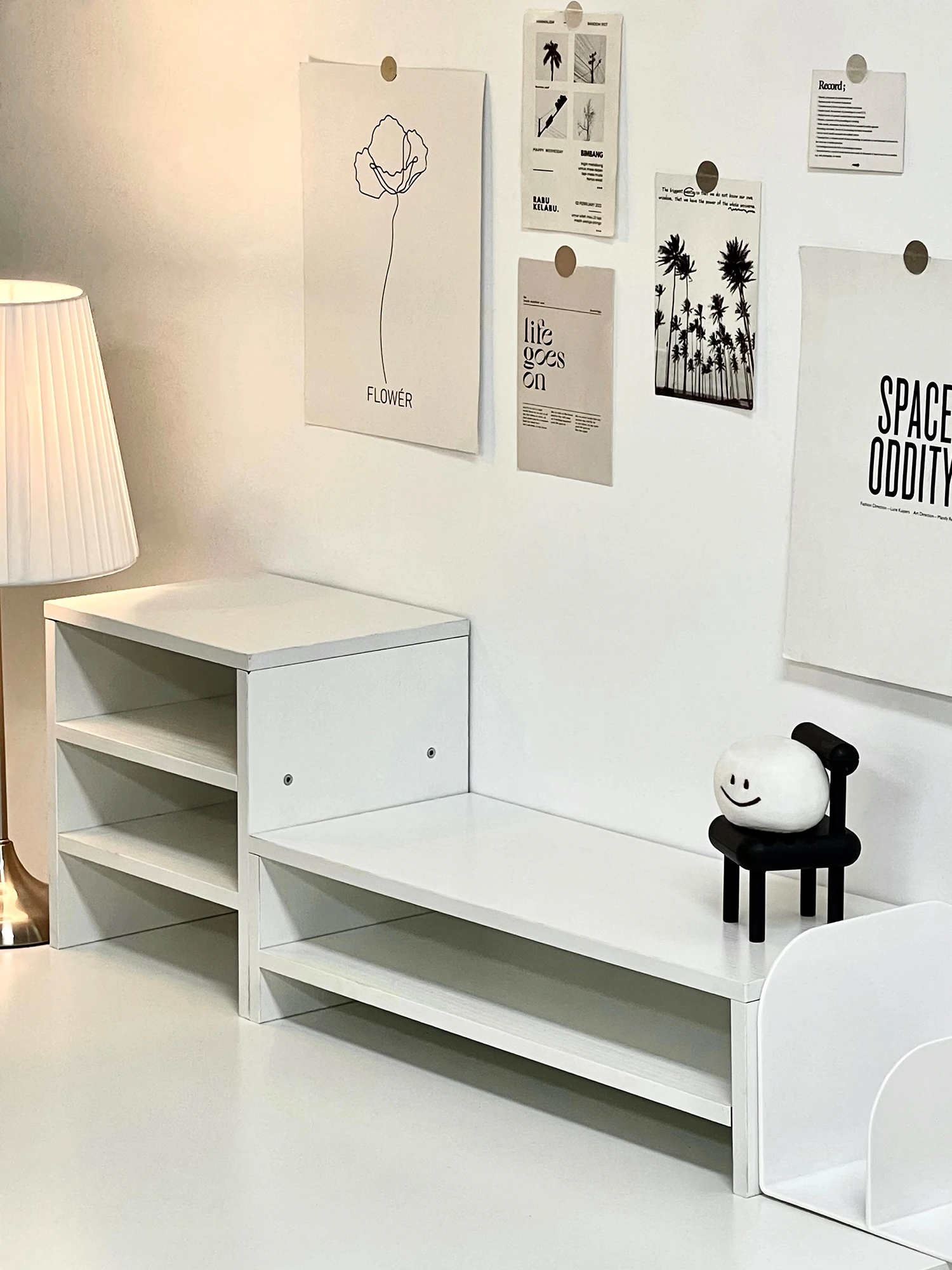 

Desktop Cuter Monitor Stand Office Desk Der Storage Box Display Ra Ins Inspired Heightening Braet for Dormi