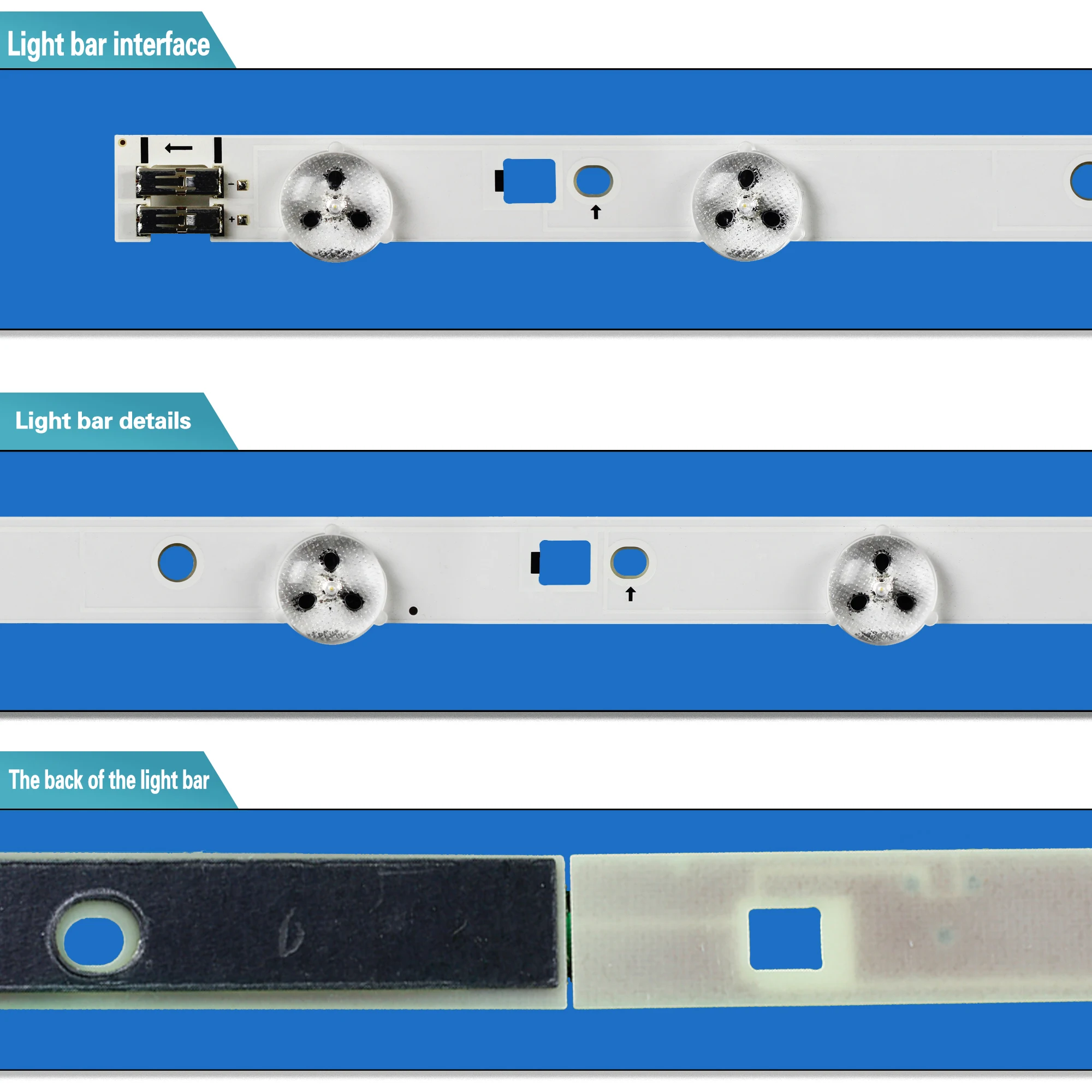 Rétro-Éclairage LED Bande BN96-23594A BN96-23595A LTJ400HM08-V DE400BGS-V1 LTJ400HF03-V LTJ400HV11-V UE40EH5000 UA40EH5080 2011SVS40