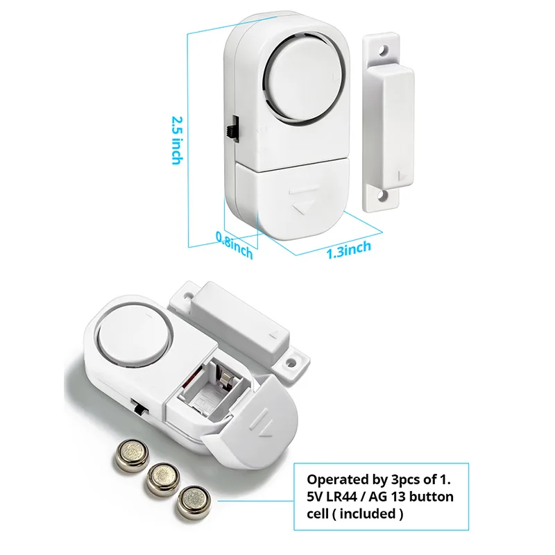 KERUI 10pcs Independent Door Sensor Alarm 90dB Door Magnetic Sensor Wireless Home Windor Entry Anti Thief Burglar Security Alarm