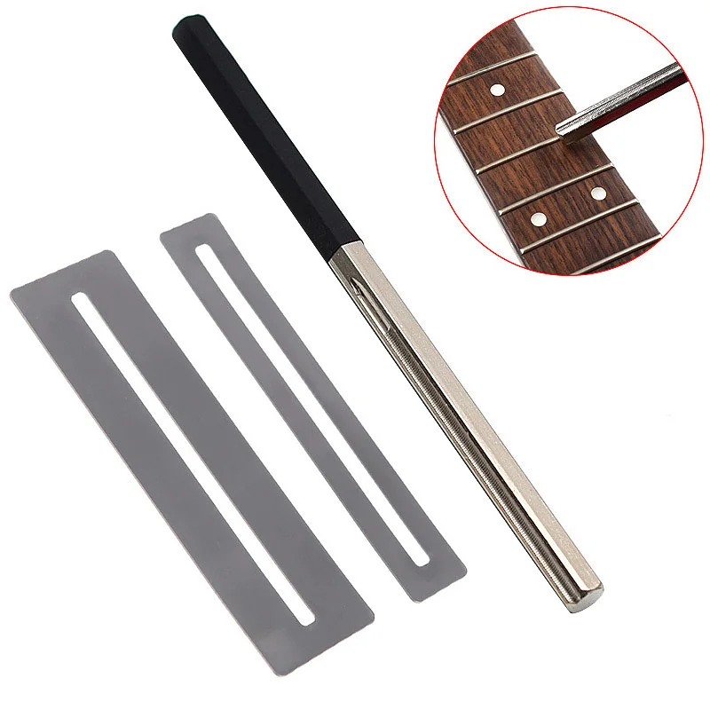 Guitar Fret Tools Crowning File Fret Dressing File + Fretboard Guard Protector Luthier Tools For Guitar Polishing Tools Guitar P