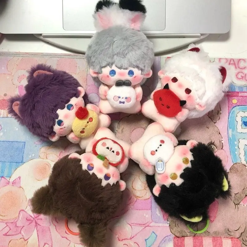 New Game Love And Deepspace Plush Toy Rafayel Xavier Zayne Caleb Sylus 10cm Animal Ear Mini Pendant Cosplay Keychain Bag Decorat