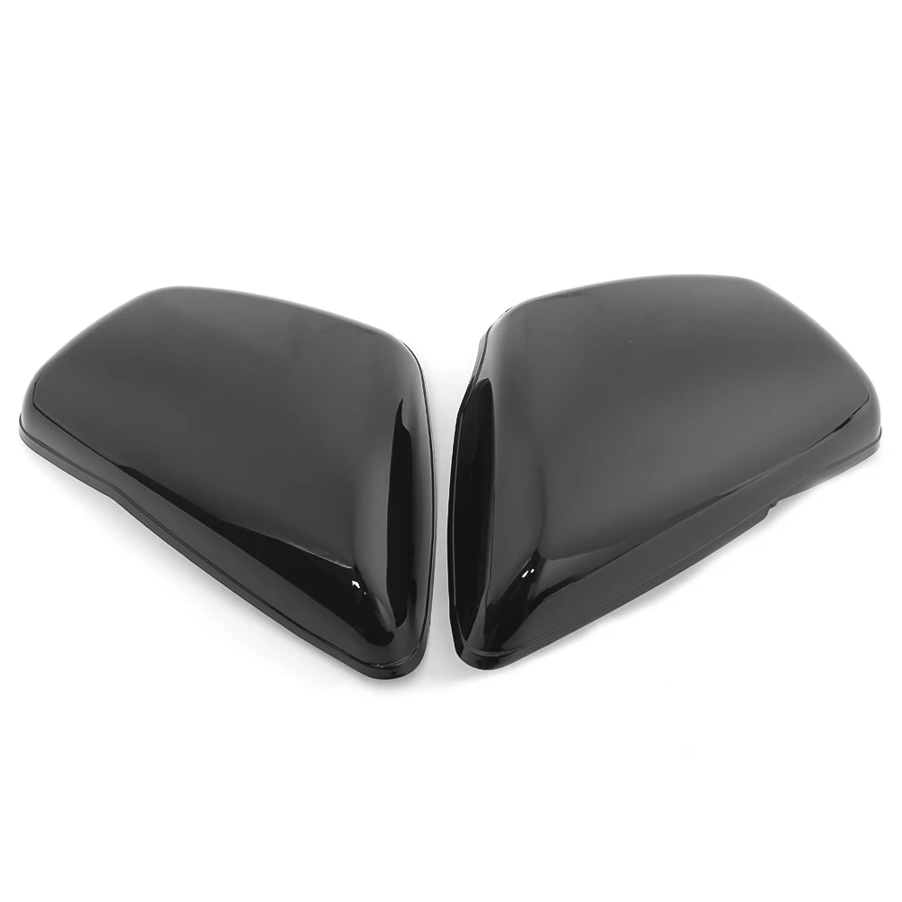 Motorcycle Battery Side Fairing Cover ABS Plastic Guard Protector Covers Chrome Black For Yamaha XV700 750 1000 1100 Virago