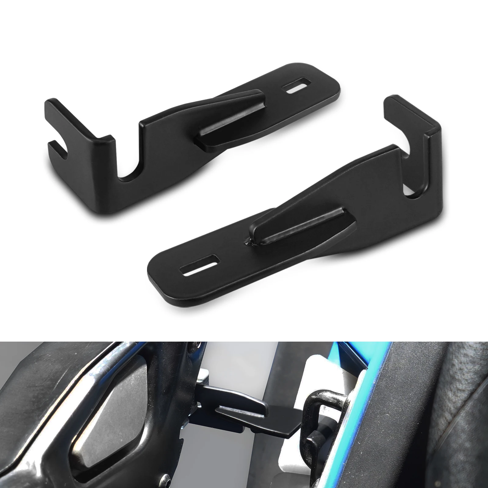 For POLARIS RZR XP 1000 Cooling Door Latches Q235 Steel UTV Door Latch Extender For POLARIS RZR XP Turbo 4 RZR900