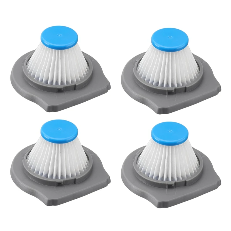 4Pcs For BLACK+DECKER HLVCF10 Vacuum Filter Replacement For Dustbuster,For Advancedclean & Reviva Series Hand Vacuums