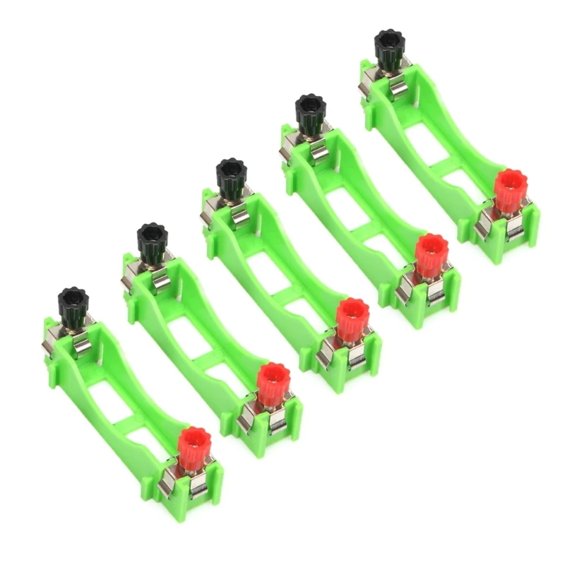 Soporte para pilas AA, serie conexión paralela, equipo instrumentos enseñanza para experimentos física, toma para