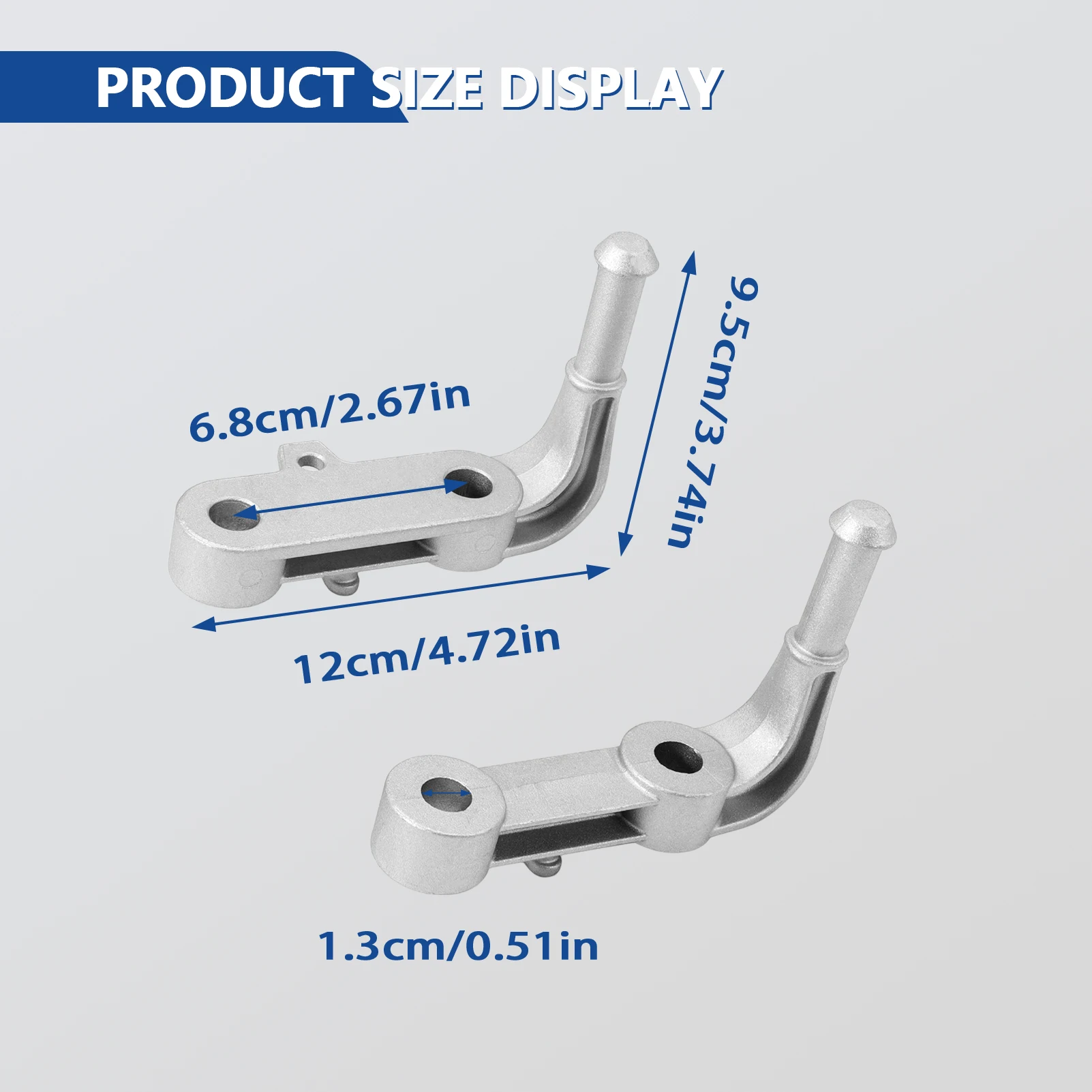 2 قطعة قوس العادم الخمار دعم الجمعية 68275662AB 68395841AA ل دودج رام 1500 2019-2024 5.7 لتر 6.2 لتر