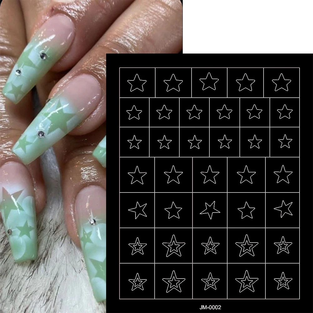 1 flasche Nagel Spray Pulver Mit 2 Sterne Herz Nagel Vorlage Aufkleber 10g Obmre Spray Tauch Pulver Pigment gradienten Nagel Liefert