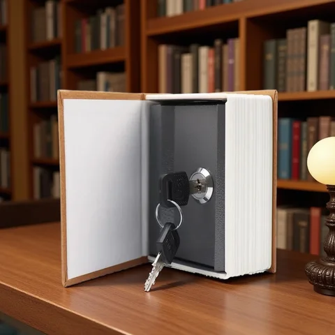 Mini coffre-fort en forme de dictionnaire, caisse à clés de sécurité, coffre-fort secret pour argent, pièces de monnaie et bijoux