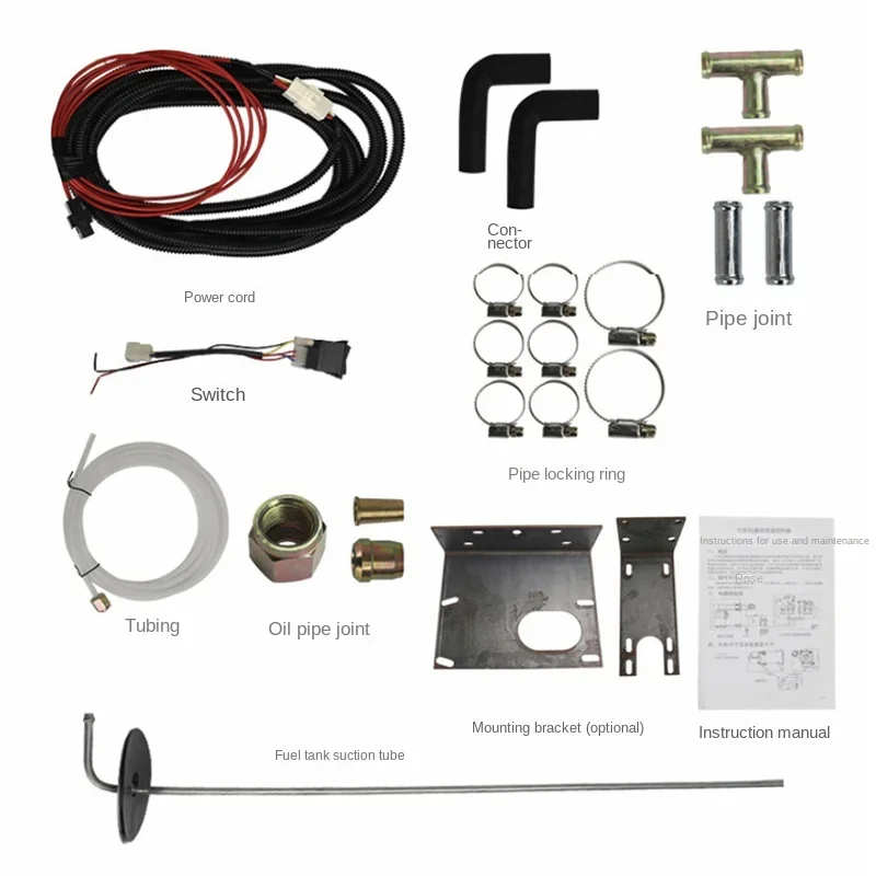 Calefacción estacionaria para vehículos diésel, calentador de 10KW con motor de 24V y 12V, precalentamiento de camión, Caldera de agua, equipo nuevo