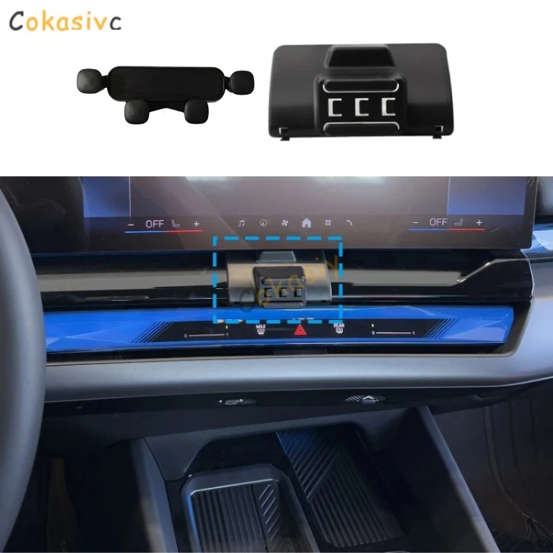 Auto-Handyhalterung für BMW 5er Serie M5 i5 2024 2025 2026 G60 GPS-Halterung Navigationsständer Auto-Zubehör Universelle Autohalterung