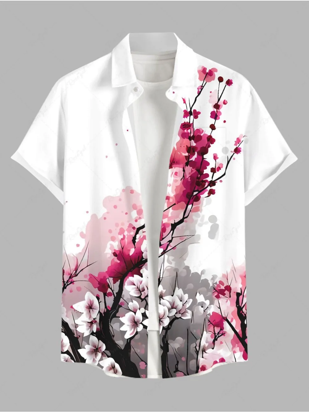 

Summer Plus Size Men's Shirts 3D Print Hawaiian Shirts Button Up Beach Vacation Shirts Short Sleeve Shirt Casual Shirts For Men