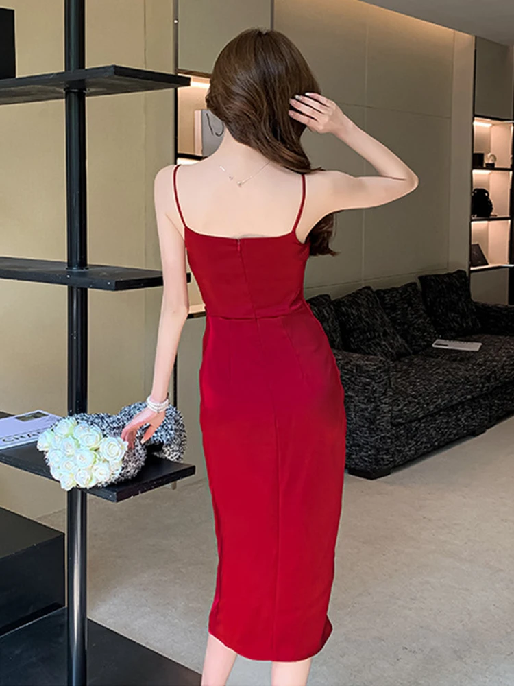 Nieuwe Mode Zomer Satijn Onregelmatige Lange Avondjurk Vrouwen Dames Kleding Elegante Sexy Strap Slim Midi Party Prom Mujer Vestido