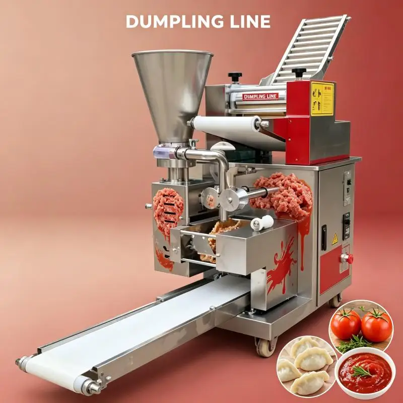Automatic Dumpling Making Machine Commercial Dough Filling Wrapping Forming Equipment for Restaurant Catering Production
