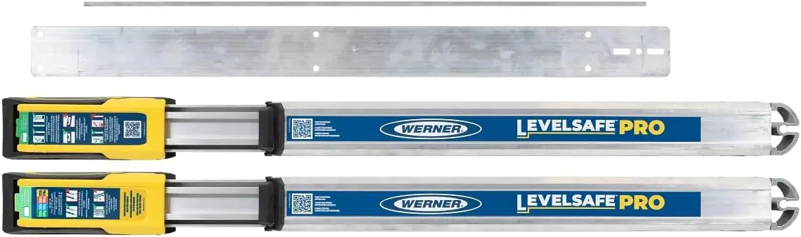 Werner Pk100 - Levelsafe™Pro perata otomatis-tangga ekstensi tuas kaki untuk serat kaca & aluminium Werner tangga