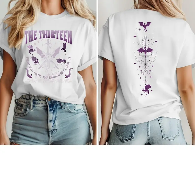 Thirteen Throne Of Glass Shirt, From Now Until The Darkness Claims Us Shirt, We Are The Thirteen Tee, Throne Of Glass Fan Gift,