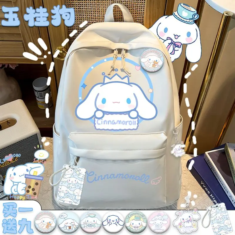 Sanrio Cinnamoroll Babycinnamoroll New Joint Schoolbag Girl Large Capacity Cute Backpack Student Lightweight Backpack