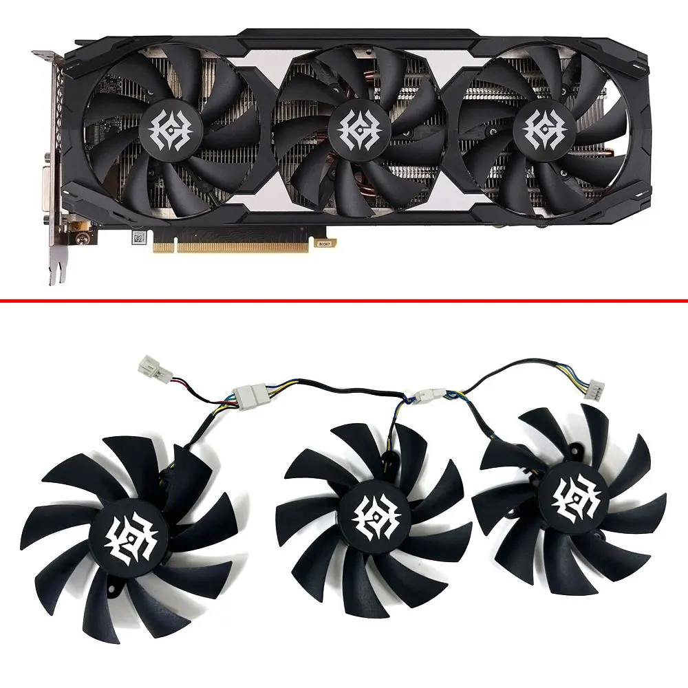 4PIN 87mm GA92S2U FY09215E12S GTX1660Ti 2060S GPU  fan For ZOTAC GeForce RTX2060 2060S 2070 2070S 1660ti X-GAMING Video card fan