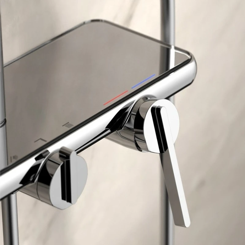 Wear Resistant Durable Shower Set Portable Easy Cleaning Bathroom Faucets Stain Resistant Stable Bathroom Fixtures Household