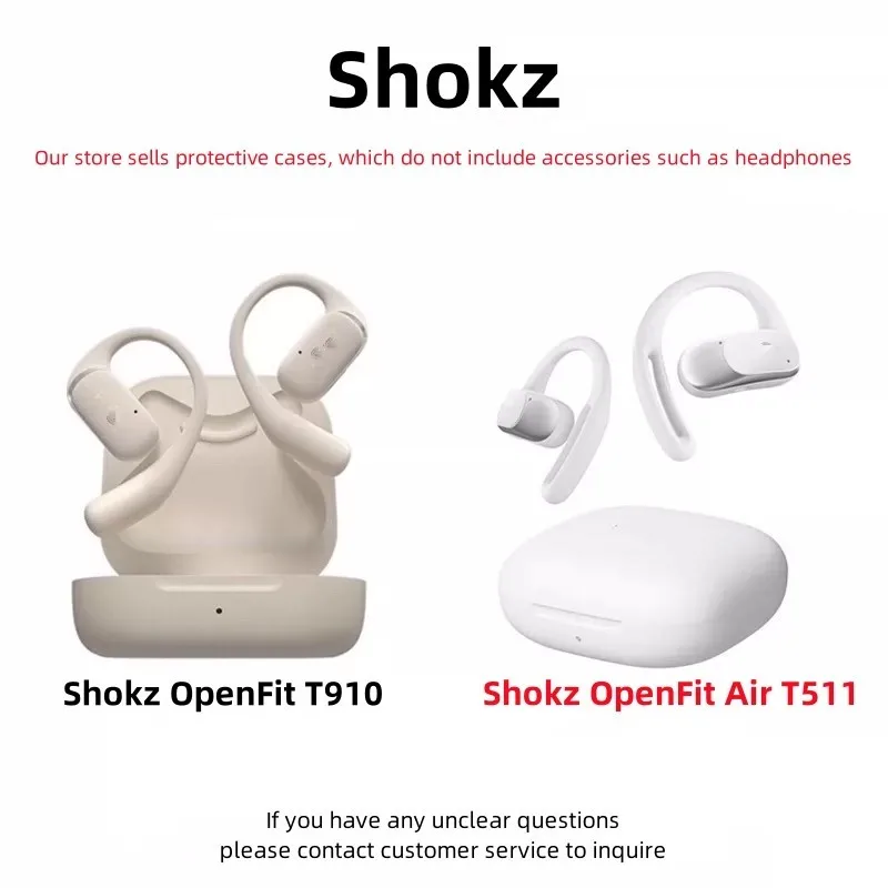 Für shokz openfit Fall niedlichen Silikon kurzen Riemen Anhänger shokz openfit Luft Silikon Softcase stoß feste Schale Schutzhülle