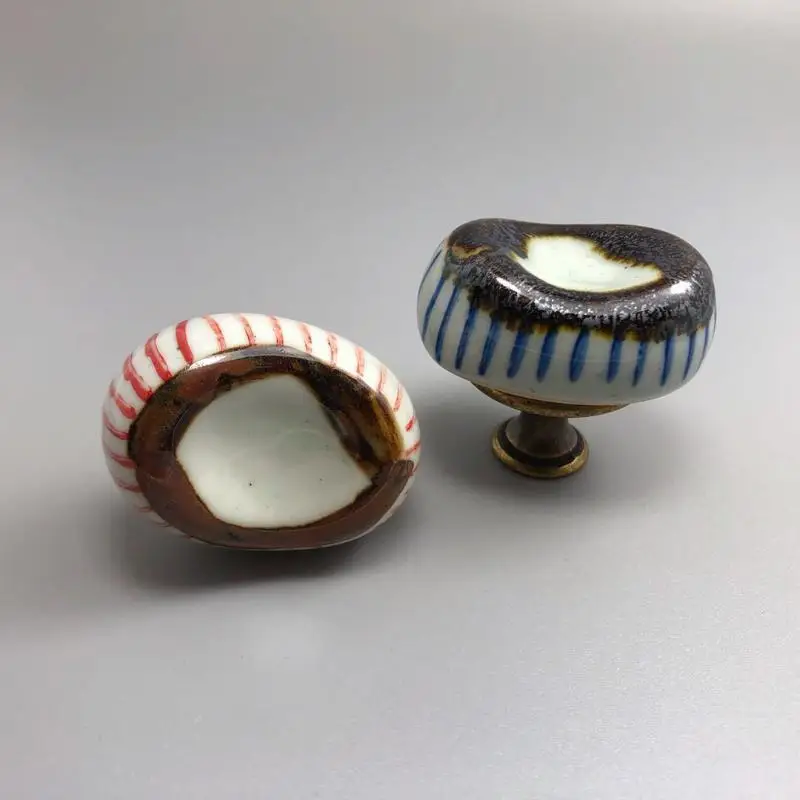 Hot Ceramic Door Handles French Vintage Furniture Handle Cupboard Kithen Cabinet Wardrobe Drawer Closet Pulls DIY Decor