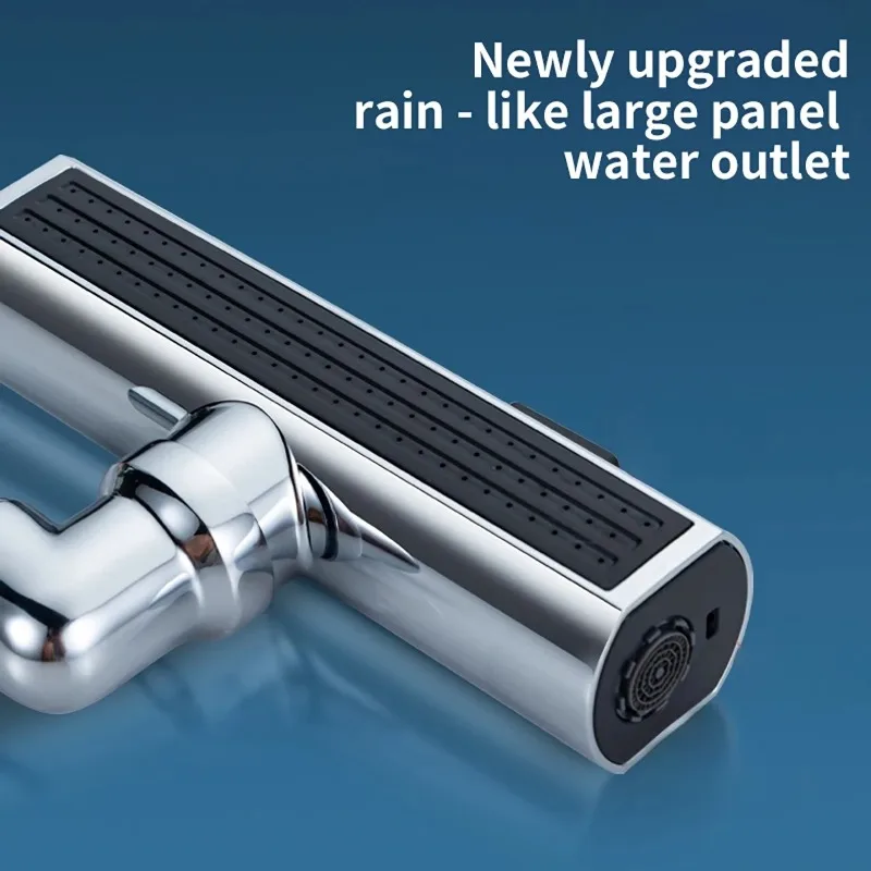 

New kitchen waterfall three mode universal rotary extension faucet splash proof easy installation sink multi-function accessorie