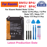 Brand New BM5U BP4J BP47 BP4C  Battery For Xiaomi Redmi Note 13 Pro 13 Plus/Note 12Pro/Note 11 Pro 11T Phone Batteries