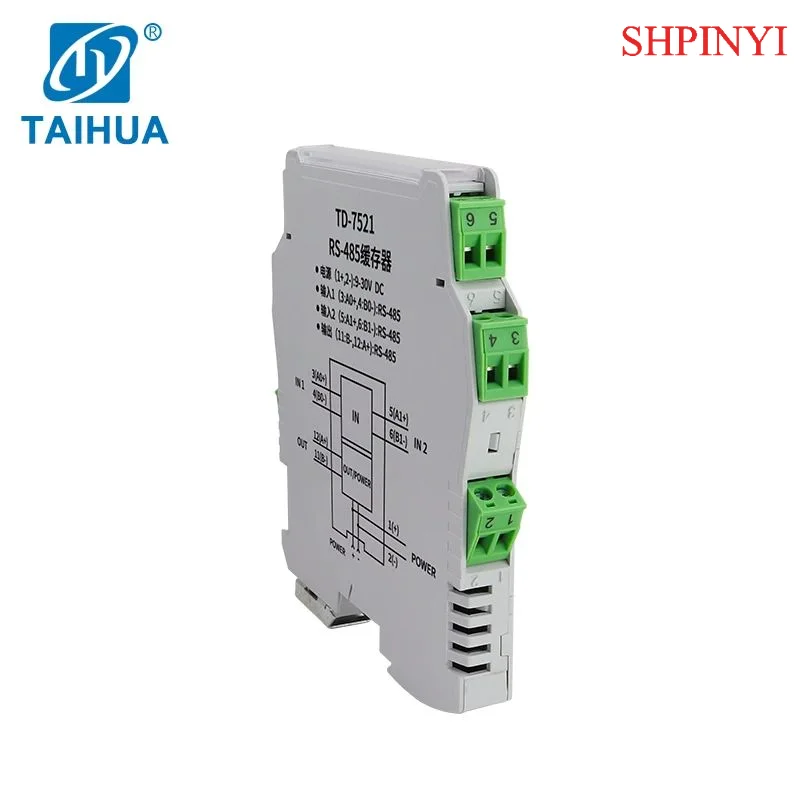 Imagen 3: Repetidor Aislado Cachado RS-485 Señal amplificada y aislada