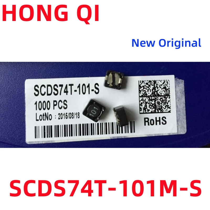 10PCS New Original SCDS74T-101M-S 74-100UH 0.6A 7X7X4.5MM Power Inductor