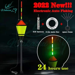 2024New Portable Automatic Carp Electronic Fishing Floats Accessries Fast Fishing Artifact+Battery+5.4M Line Fishing Device Hot