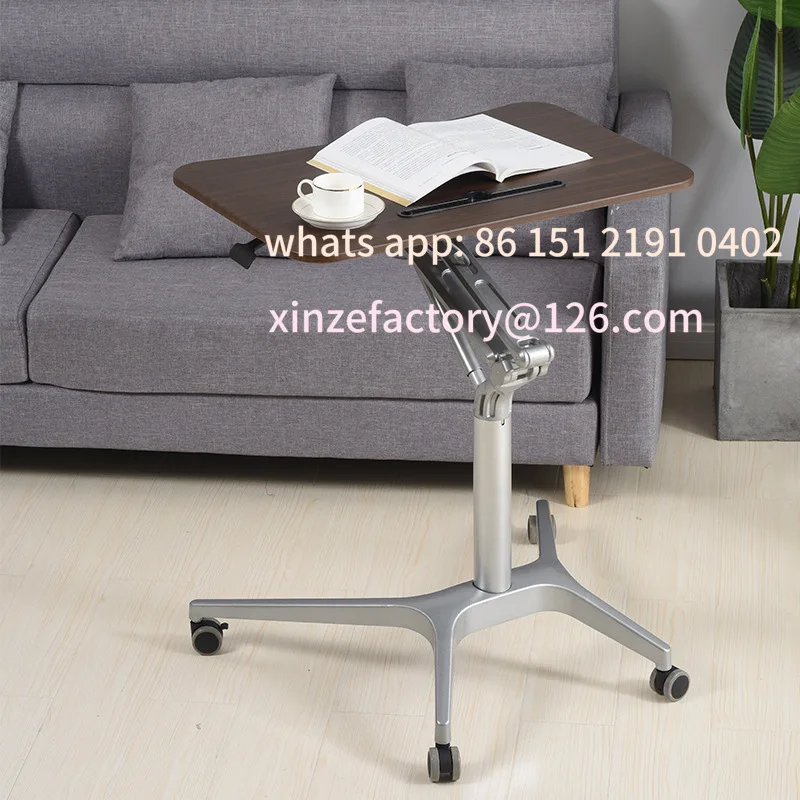 

Customizable Pneumatic Lifting Table Laptop Computer Desk Lecture Desk Writing Desk