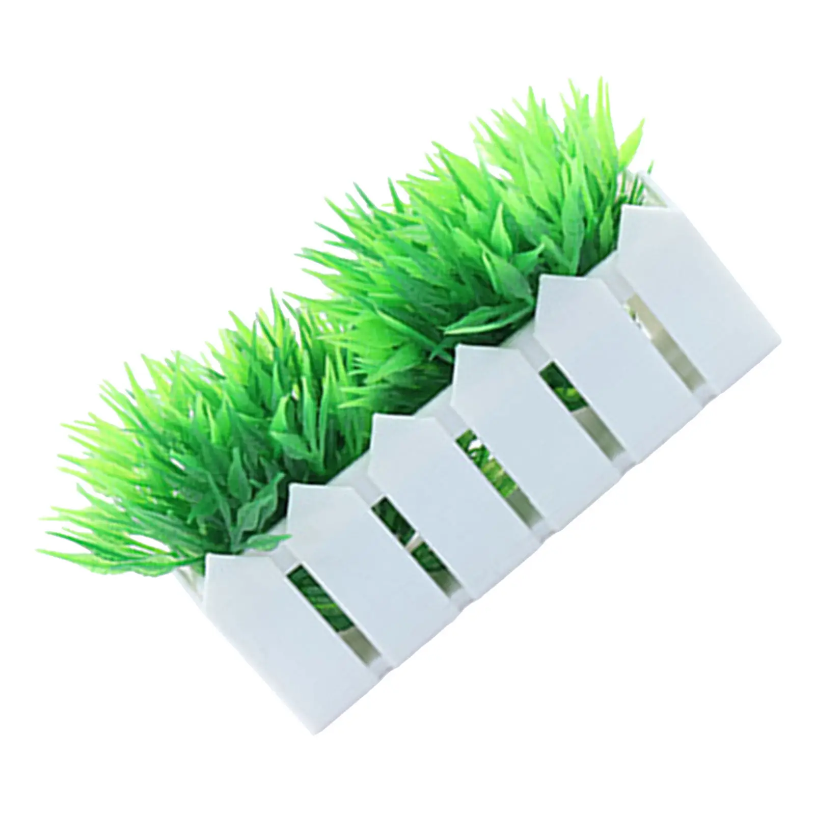 

Miniature Dollhouse Artificial Plant Flower Tiny Fence Potted Bonsai Ornament Window Box Dollhouse Craft Accessories Fake