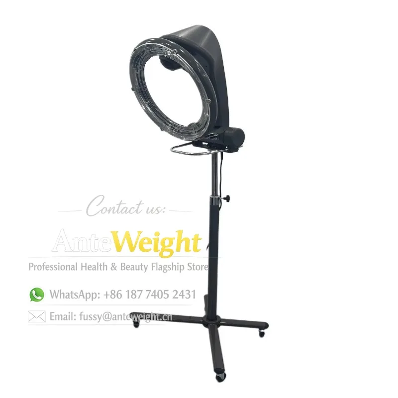 Digital LED Hair Steamer Stainless Steel Heater Automatic Control Moisturizing Treatment for Home and Salon Use