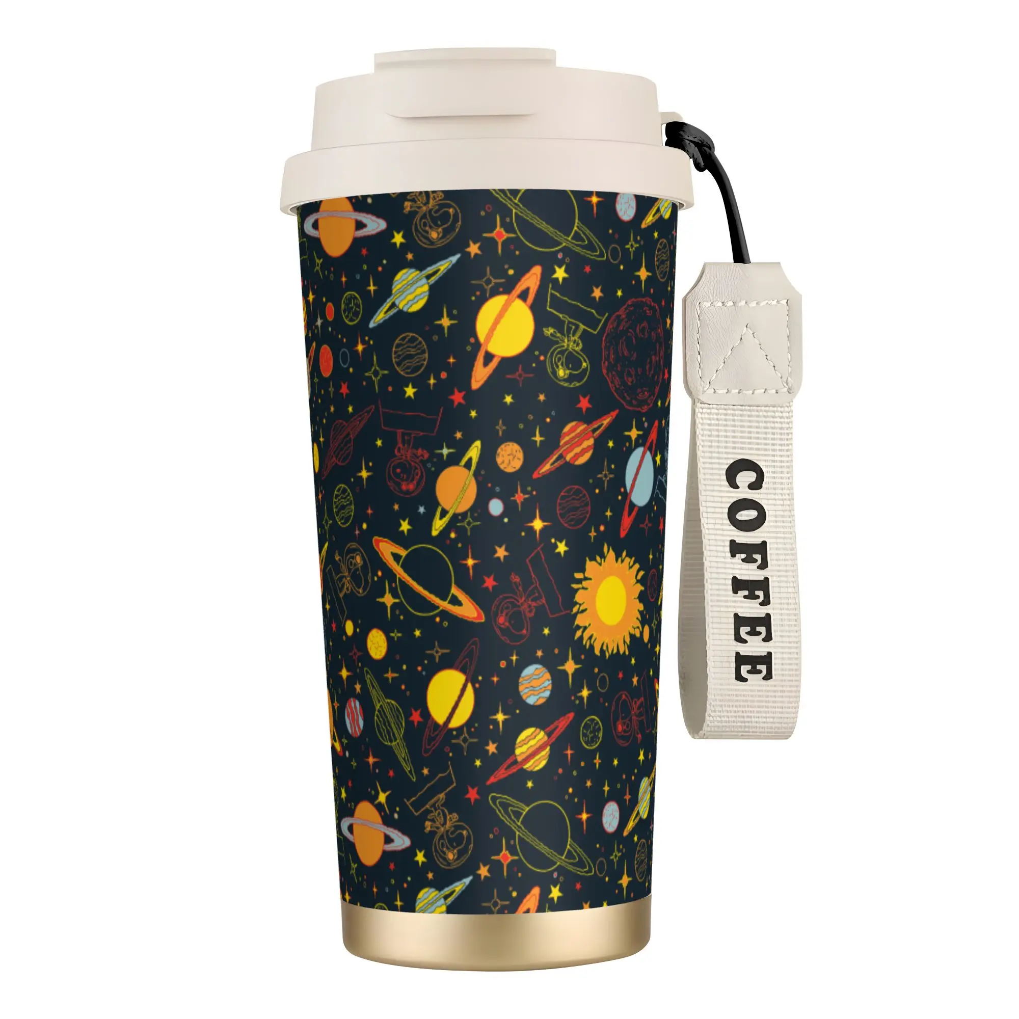 S-Dog-Snoopies Cartoon Stainless Steel Coffee Cup Thermal Cup Double Wall Mugs Hot Cold Drink
