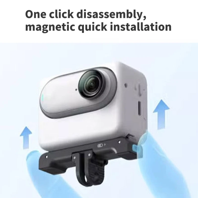 Secure Action กล้อง ที่วางยึดปุ่มถอดด่วนสำหรับ 360 GO3 H7JF